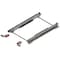 Blum 15in W Minimum Opening Movento Waste/Recycle Slide With Locking Devices -132 Lbs Weight Rating, PR 769R5337SD - alternate 1